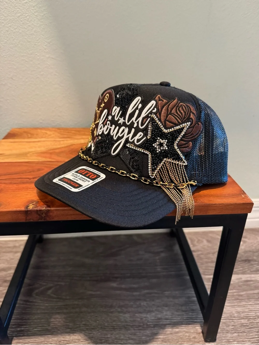 Custom Unlimited Bougie Otto Trucker Hat new w/tags